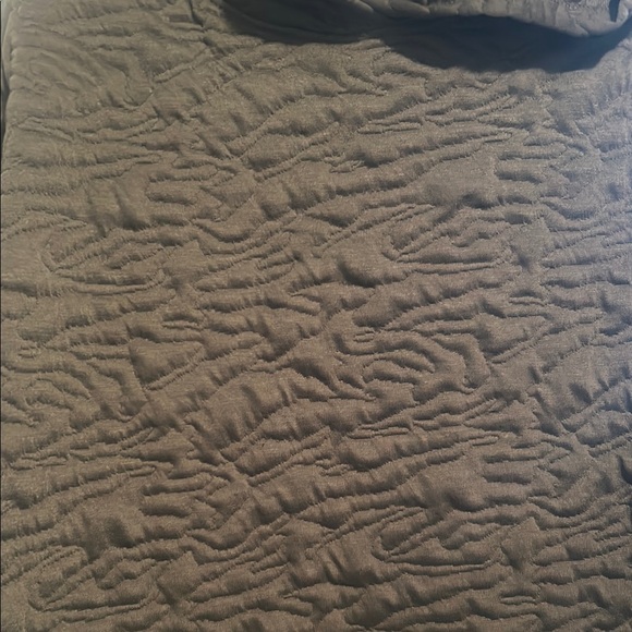 Nine West Olive Green Quilted Hoodie - Picture 3 of 10